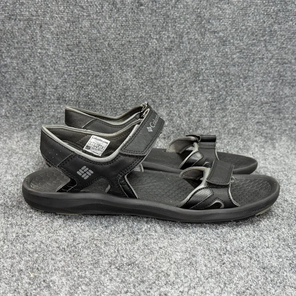 Columbia Riptide II Sandals Men Size 12 Black Athletic Outdoor Hiking Water Shoe